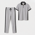 2 Pcs Men's Dri Fit Texture Track Suit