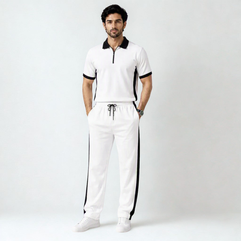 2 Pcs Men's Dri Fit Texture Track Suit