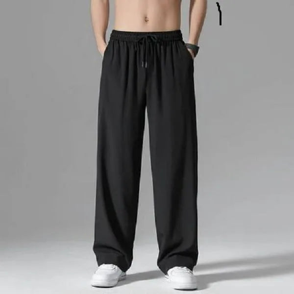 Men's Micro Plain Trouser Black