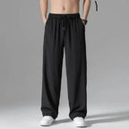 Men's Micro Plain Trouser Black