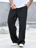 Men's Micro Plain Trouser Black