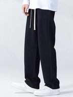 Men's Micro Plain Trouser Black