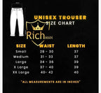 Men Black Track Suit with Stripes Gym Sportswear