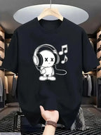 Men's Stylish Logo Printed T-Shirt ( Breathable & Comfortable )