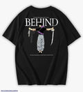 Men's Premium Cotton Anime Back Print T-Shirt – Oversized Casual Streetwear Tee