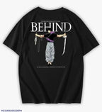Men's Premium Cotton Anime Back Print T-Shirt – Oversized Casual Streetwear Tee