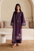 3 Pcs Women's Unstitched Embroidered Suit