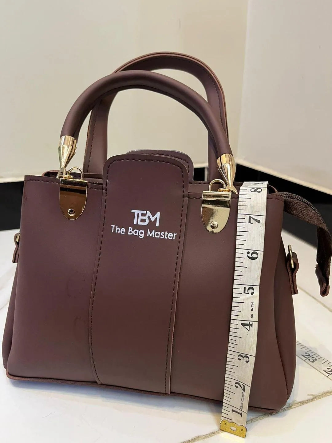 Green Rexine 3-Piece Handbag Set for Women