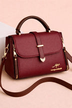 Maroon Women's Rexine Shoulder Bag 8x10"