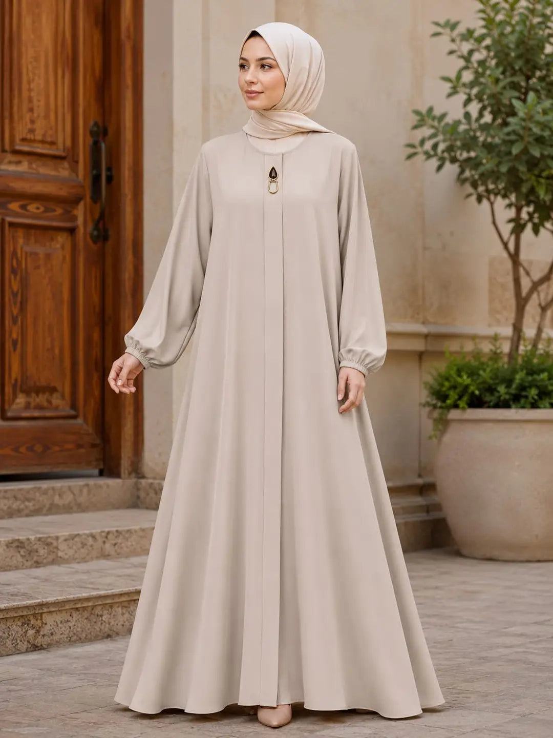 Georgette Plain Maxi Abaya