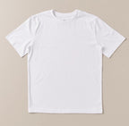 Men's Plain Cotton Jersey T-Shirt White Medium to XL