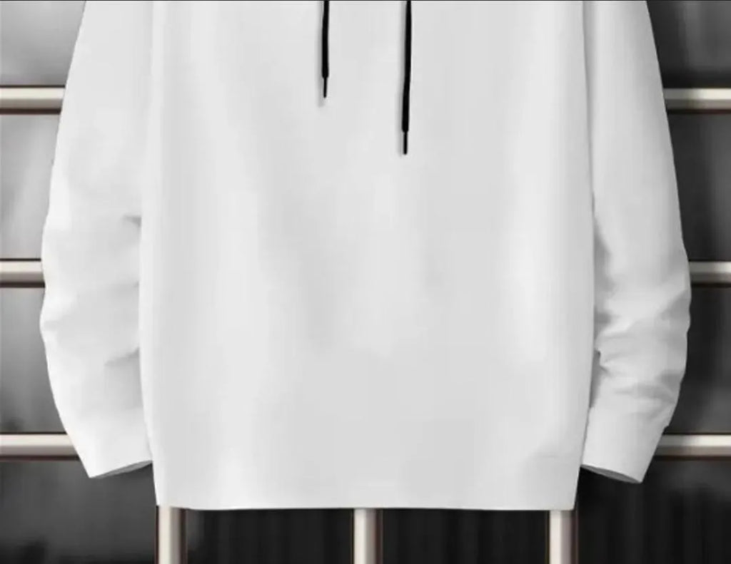 Men Cotton Hoodie DOPE Print White