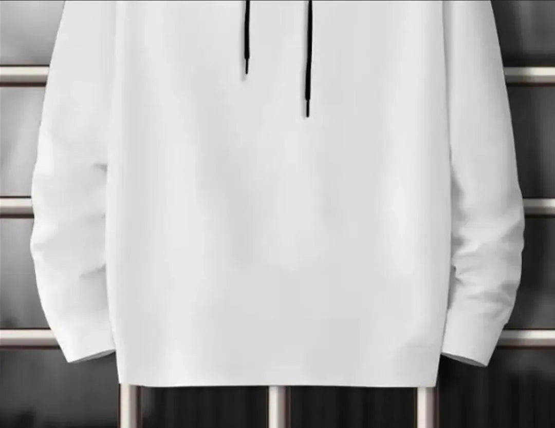 Men Cotton Hoodie DOPE Print White