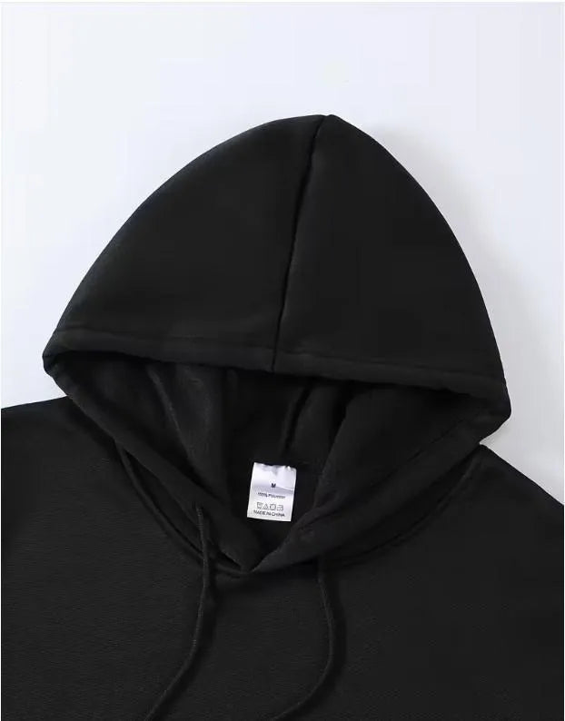Men Black Hoodie "NOPE. not Today" Fleece Winter