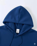 Men Printed Hoodie Blue Nope Not Today Fleece