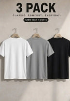 3 Pcs Men's Dri Fit Printed Shirt