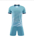 Men Printed Cotton Track Suit Blue Medium 2 Pcs