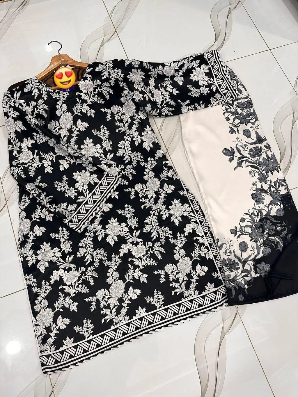 New Printed Arrival ?? Most Trending Article? Front And Back Allover Digital Printed Cord Set 2Pcs Medium size