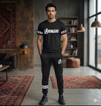 2 Pcs Men's Dri Fit Printed Track Suit