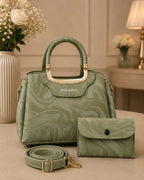 Girl's Leather Textured Hand Bag
