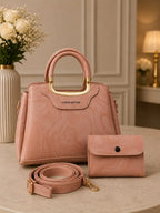 Girl's Leather Textured Hand Bag