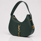 Ysl Hobo Bag Plain Leather Adjustable Handle