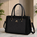 Premium Women's Structured Handbag|Rexine Top HandleShoulde