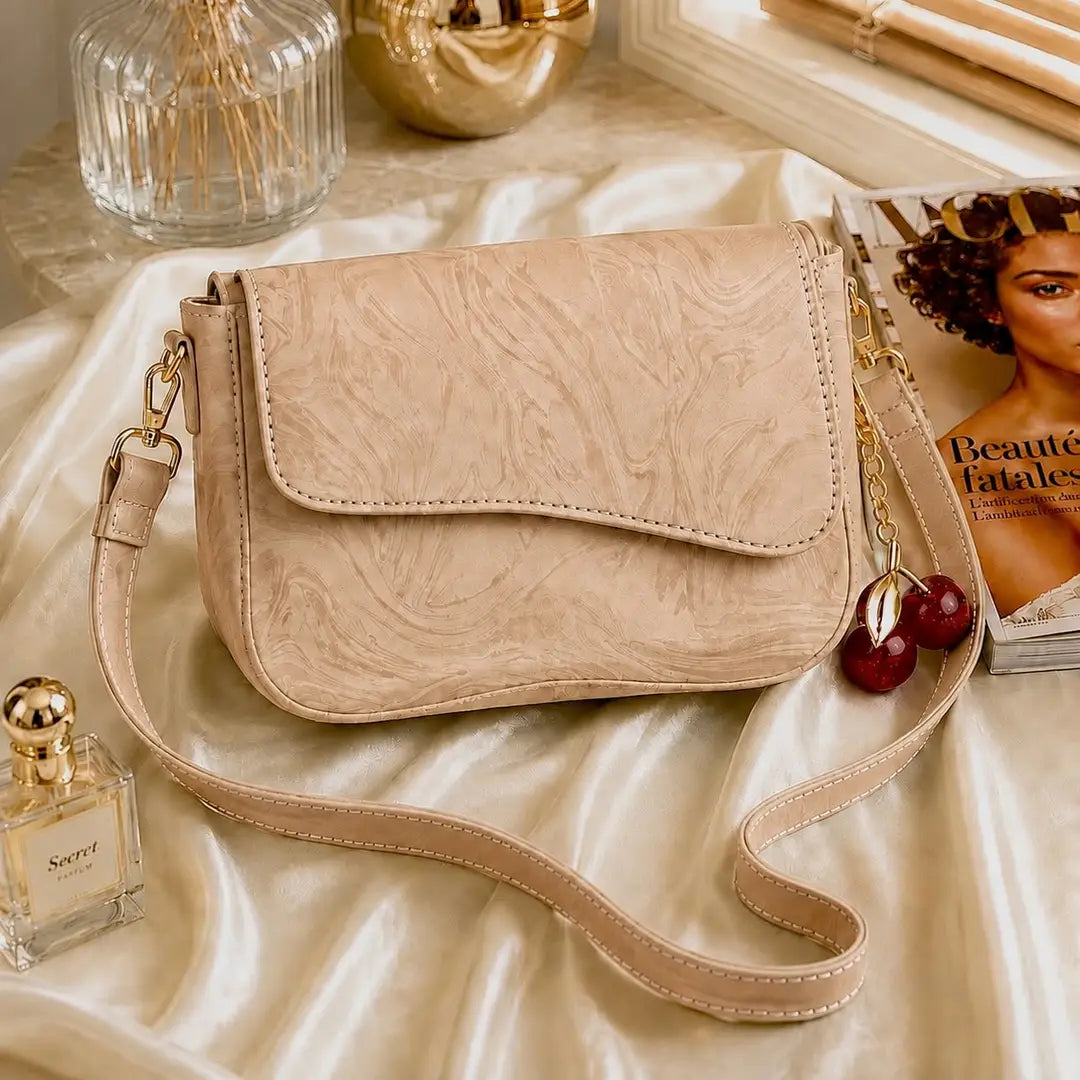 Girl's Leather Textured Hand Bag