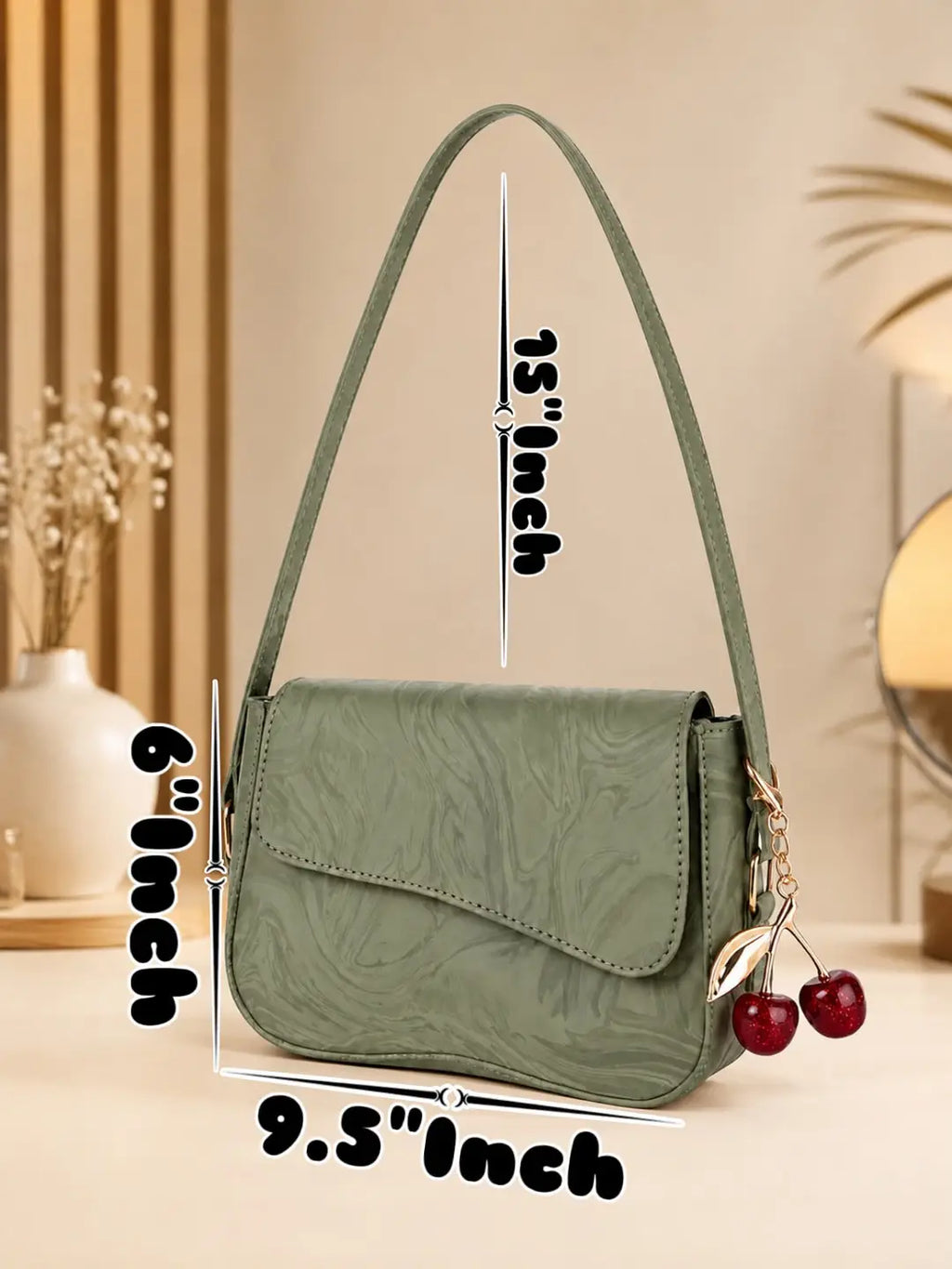 Girl's Leather Textured Hand Bag