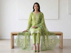 Cotton Lawn Embroidered 3Pcs Multicolor Set