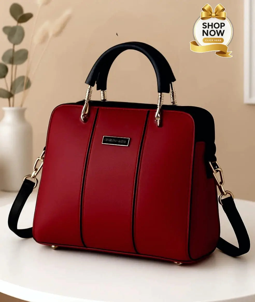 Women's Rexine Plain Hand Bag
