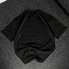 Premium SABR Graphic Drop Shoulder T-Shirt | Black Oversized PC Fabric Tee