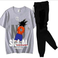 2 Pcs Men's Jersey Printed Track Suit