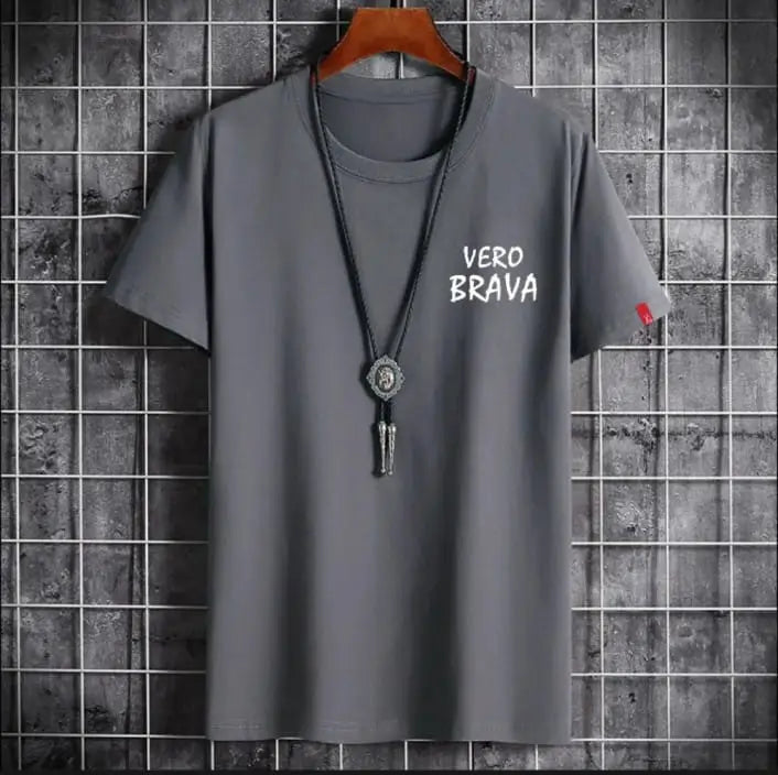 1 Pc Men's Cotton Printed T-Shirt