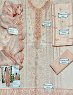 3 Pcs Women's Unstitched Plain Suit