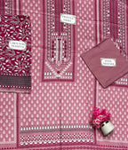 3 Pcs Women's Unstitched Printed Suit