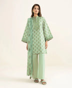 3 Pcs Women's Unstitched Printed Suit