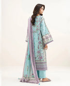 3 Pcs Women's Unstitched Printed Suit