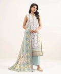 3 Pcs Women's Unstitched Printed Suit