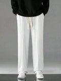White Loose Fit Pants for Men Casual Wear