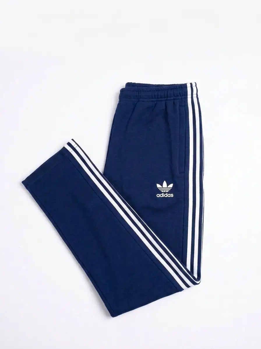 Men's Blue Jersey Printed Trouser