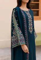 3 Pcs Women's Unstitched Embroidered Suit