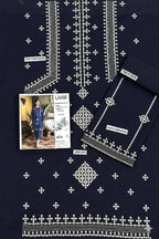 2 Pcs Women's Unstitched Embroidered Suit