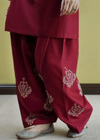 2 Pcs Women's Unstitched Embroidered Suit