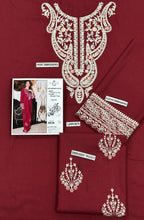 2 Pcs Women's Unstitched Embroidered Suit