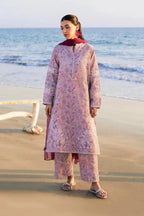 Pakistani Floral Kurta Pajama Set for Women