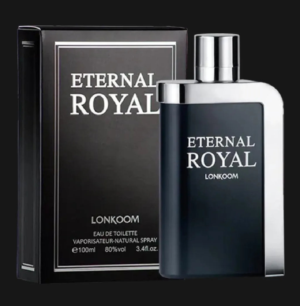 Eternal Royal Perfume for Men 100ml Black Silver Bottle