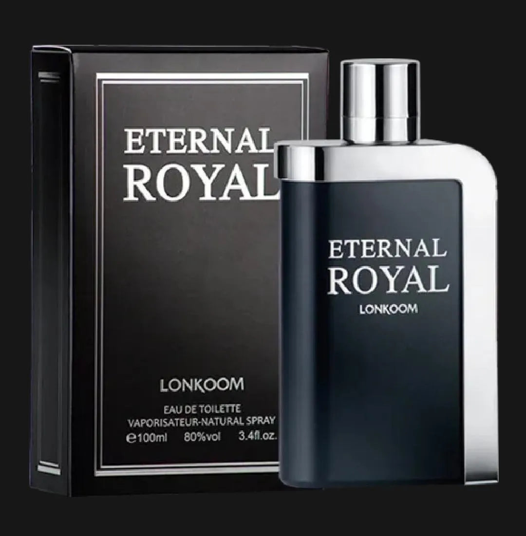 Eternal Royal Perfume for Men 100ml Black Silver Bottle