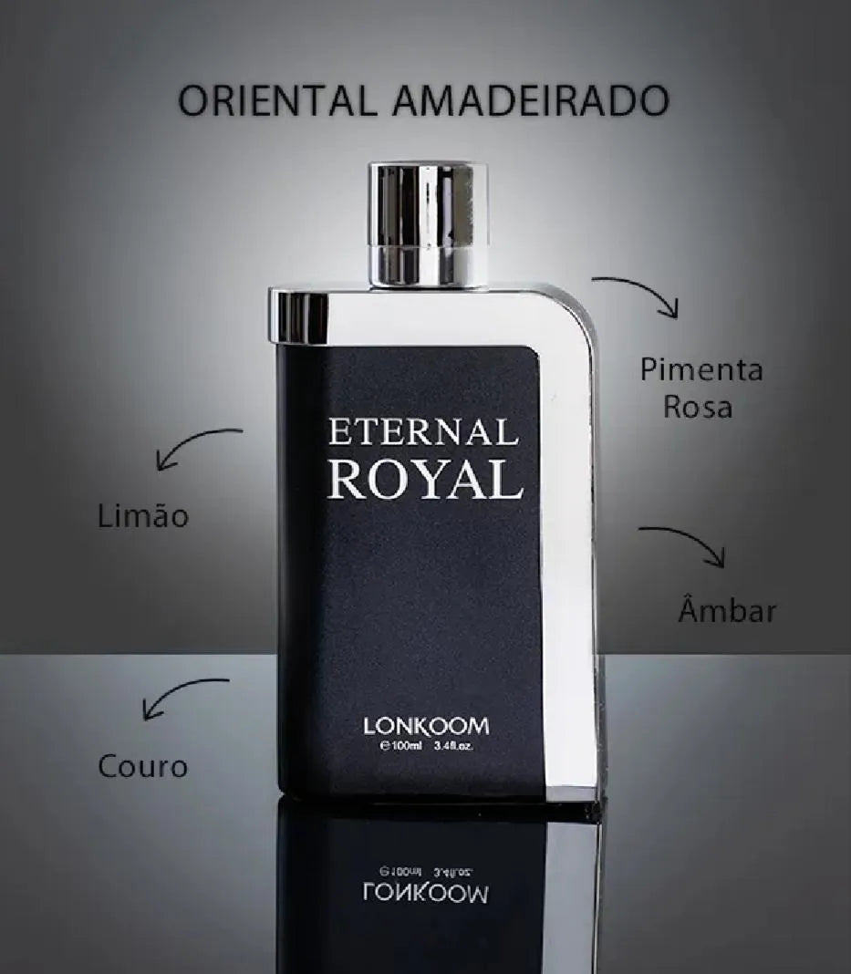 Eternal Royal Perfume for Men 100ml Black Silver Bottle