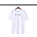 Men Off-White Melting Arrow T-Shirt Summer White Black